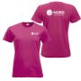 T-skjorte dame Bright Cerise