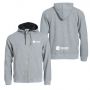Classic Hoody Full Zip herre Grey Melange